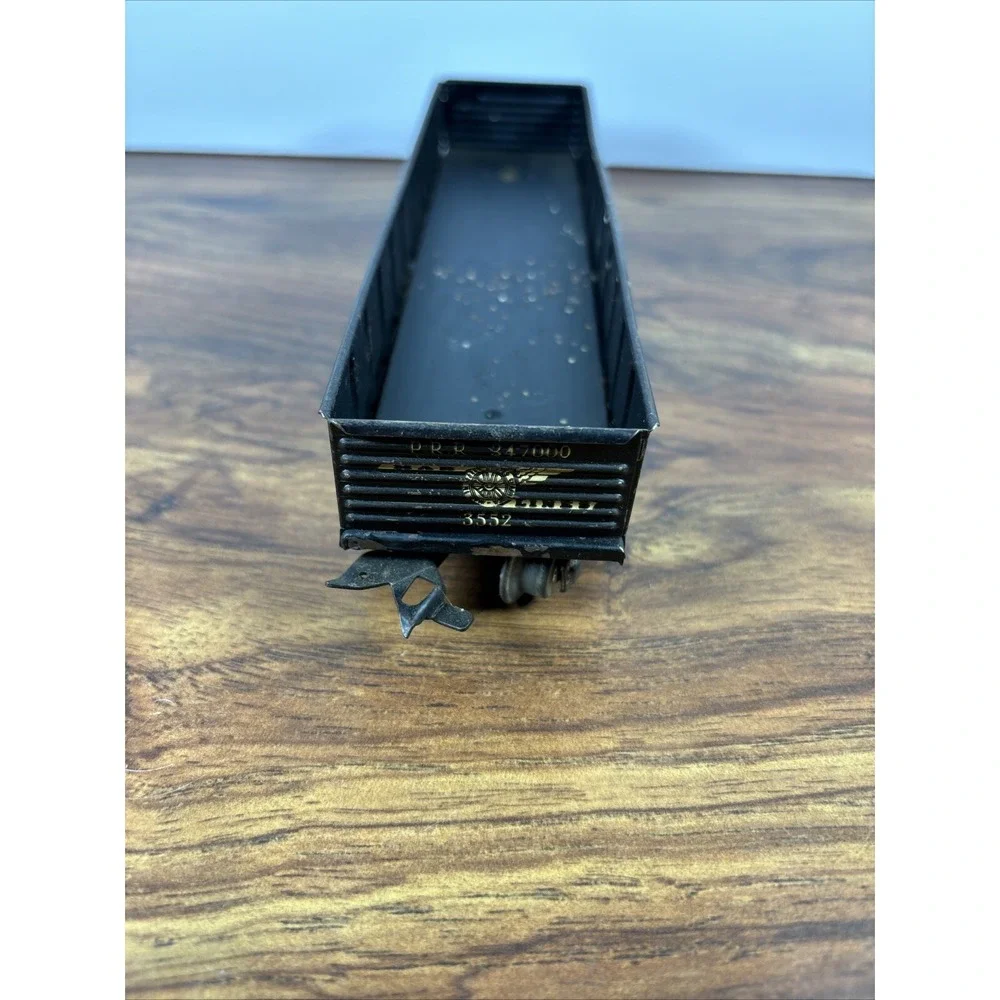 MARX Gondola Train Car Pennsylvania PRR 347000 3552 Vintage Short Sides‎